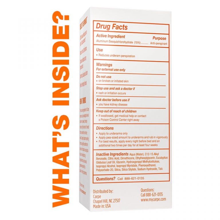 Carpe Underarm Antiperspirant PSL
