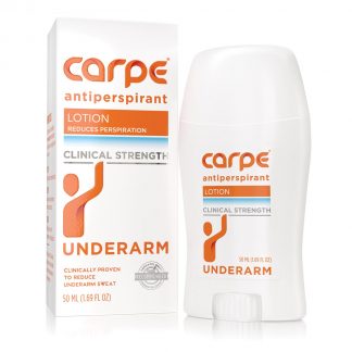 Carpe Underarm Antiperspirant Packaging and bottle for PSL.com.ph