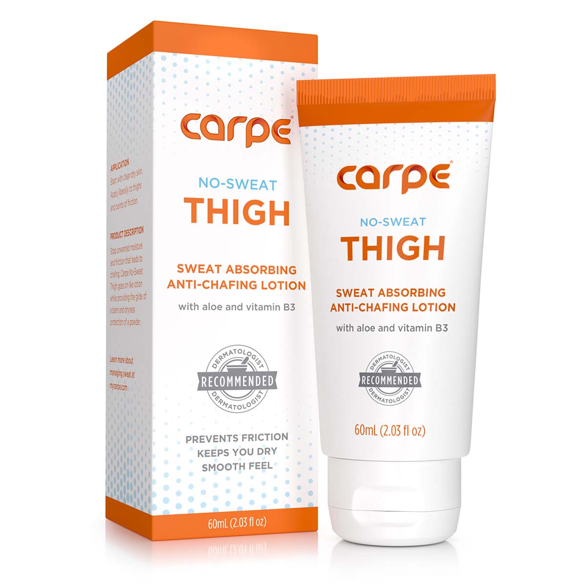 Thigh Antiperspirant - Carpe No Sweat for Men and Women